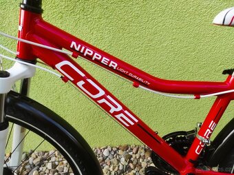 Značkové dětské kolo CORE NIPPER 24" (červená/bílá) - 5