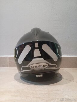 Dětská moto helma + brýle - dobrý stav - 5