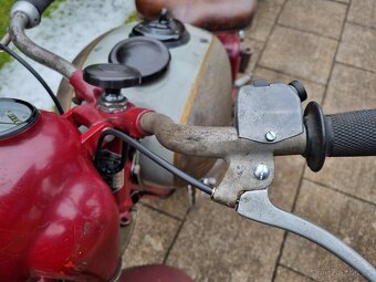 Jawa 350/18 1951 po rekonstrukci + páv 40/b. - 5