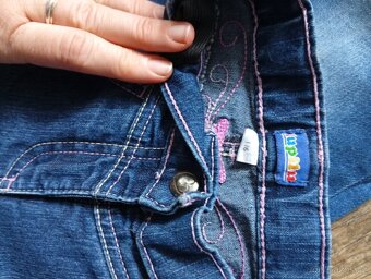 Dětské dívčí džíny 116,122,128 - 5