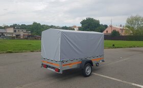 Nový přívěsný vozík 750kg s plachtou - dovoz po celé ČR - 5