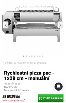 Pizza pec rychlostní gastro nová - 5
