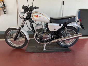 Jawa 350 Californian 5, bílá perleť, český TP - 5