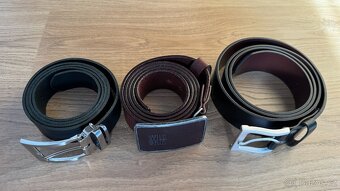 3x kožený opasek - 5