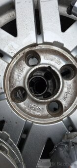 Alu kola R15, 4x108, Ford, zimní pneu 195/65 - 5