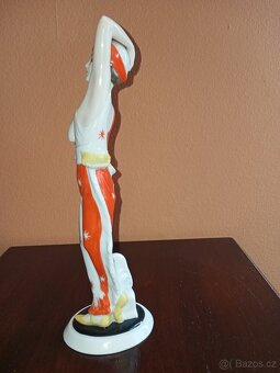 Rarita Porcelánová Tanečnice z.n. ROSENTHAL- ART-DECO 22cm T - 5