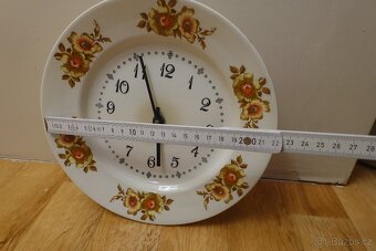 Nástěnné hodiny - PRIM ELECTRIC - Květinový vzor - 5