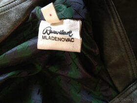 Dámský dlouhý kožený kabát - 5