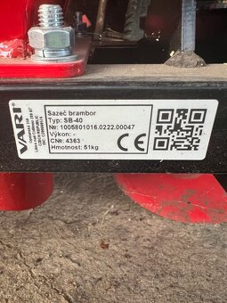 Sazeč brambor VARI SB-40 - 5