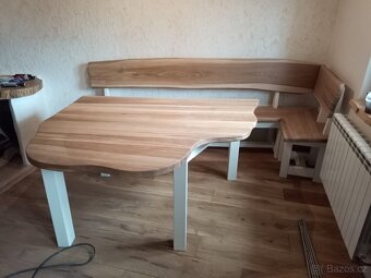 Rohová lavice plus kuchyň židle - 5