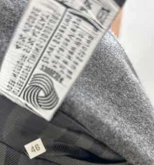 Pánský vlněný oblek - šedý, velikost 46 - 5