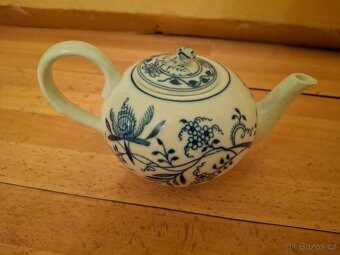 Original Bohemia ZWIEBELMUSTER porcelán - cibulák - 5