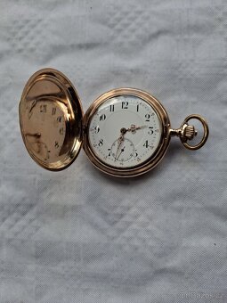Zlaté kapesní hodinky IWC - 5