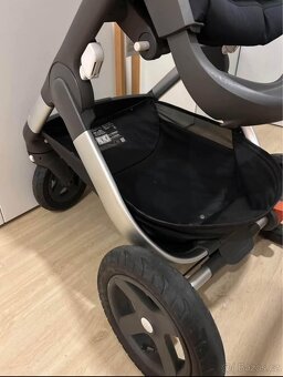 Stokke trailz cerny se sportovnim sezenim v top stavu - 5