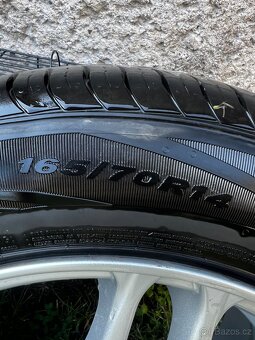 ALU kola 5x100 57,1 ET 35 r14 s pneu 165/70 NEXEN - 5