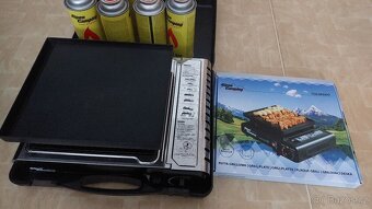 Vařič na kartuše + grilovací deska - 5