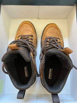 Hnědá pánská kotníková obuv Geox Spherica Actif X2 vel. 39 - 5