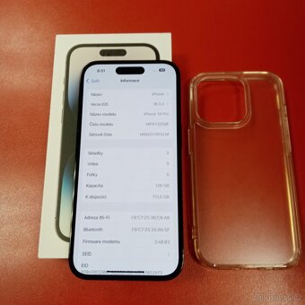 Apple iPhone 14 Pro 128GB záruka stav A - 5