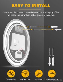 Zrcadlo do koupelny 60x60 - 5