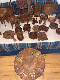 Indické dřevo dekorace 39ks_1980 - 1985 zachovalý stav - 5