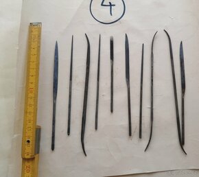 Tvarové pilníky Ø 4mm - 5