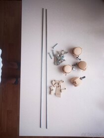 Dětská postýlka 120 x 60 cm, stahovací bok - nová - 5