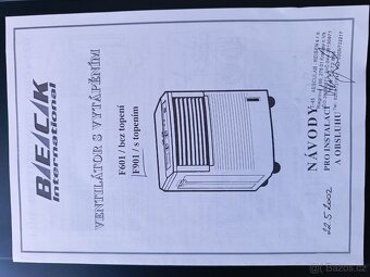 Ventilátor s vytapenim - 5