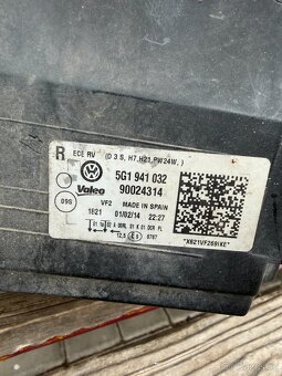 xenony vw golf 7 pravy BezLED, LED normal, LED Dynamic - 5