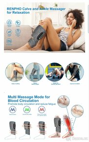 Masážní přístroj nohou Renpho, Airbag HÖVDIN, nano zvlhčovač - 5