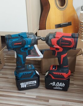 Aku Rázový utahovák-ONEVAN 18V, pro Aku Makita baterie 18V. - 5