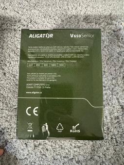 Aligator V650 Senior, červená-stříbrná + nabíjecí stojánek - 5