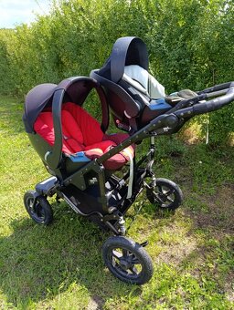 Easywalker Duo pro dvojčata + 2 autosedačky s adaptéry - 5