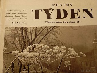 Svazek magazínu Pestrý týden 12, rok 1937 - 5