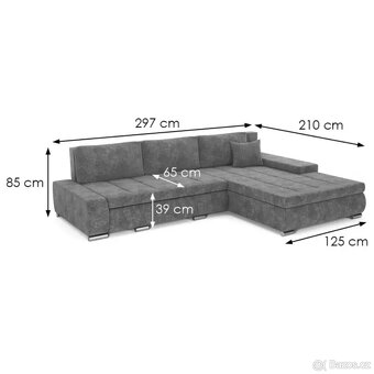 Nova sedačka šedá : 12000 ( doprava v cene ) - 5