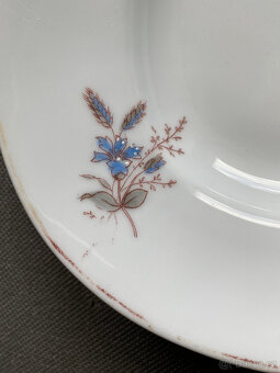 Starožitný porcelánový tác 19. století, Dalovice - 5