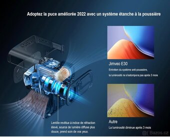 Jimveo E30 1080P Full HD Projector with WiFi Bluetooth - 5