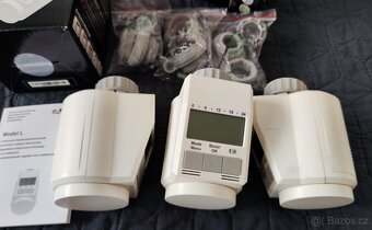 3x Programovatelná termostatická hlavice eQ-3 - 5