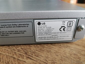 Prodám DVD přehrávač LG - 5