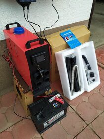 Nezávislé horkovzdušné topení, bufik solární panel 100w, - 5