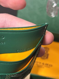 Zelený cardholder Goyard - 5