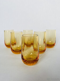 Moser 6x sklenice 80ml Optic, topasové sklo - 5