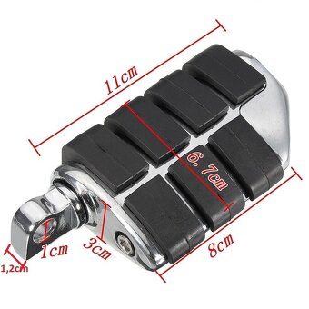 Tuning chrom stupačky přední,zadní,chopper,cruiser. - 5