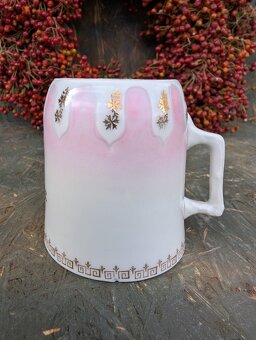Starožitný porcelánový hrnek, zum Andenken. - 5