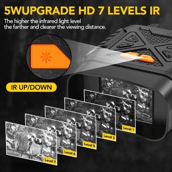 DH Digitální dalekohled binokulár s nočním viděním - 5