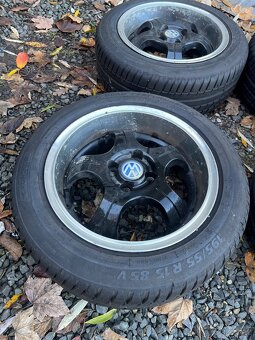 Alu kola 4x100 195/55 r15 letní - 5