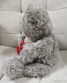 Velký plyšový medvěd Me tou you se srdcem - 5