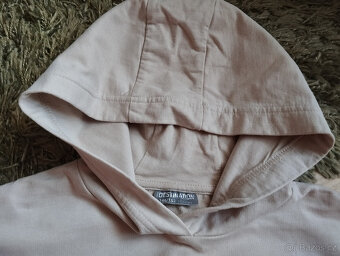 Béžová/melír/smetana mikina+sako vel.146/152/158//10-13 let - 5