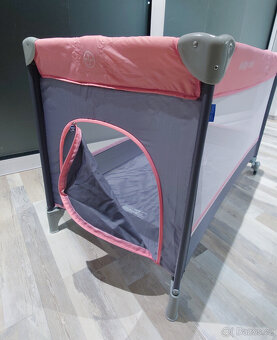 Cestovní postýlka Baby Mix + matrace + peřina/polštář - 5