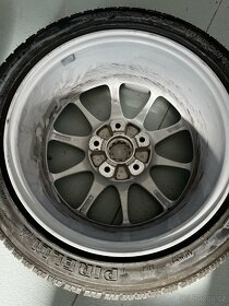 ORIGINÁLNÍ alu kola BBS - Porsche 17" 5x130 + zimní pneu - 5