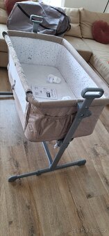 Kinderkraft postýlka NESTE beige - 5